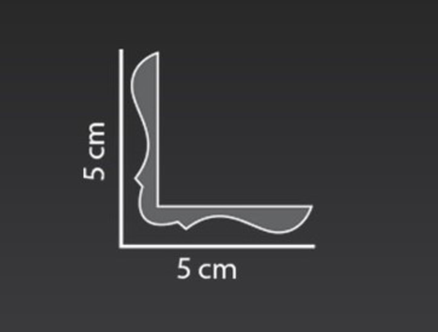 FUTEC173 | Code: ED60 (٢.٤ متر) (زاوية فيوتك) - Sondos Home Decor